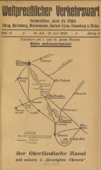 Westpreußischer Verkehrswart, Jahrg. 6, Heft 14