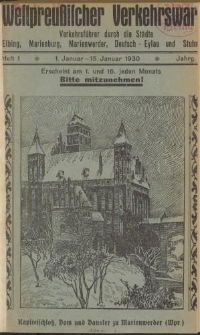 Westpreußischer Verkehrswart, Jahrg. 4, Heft 1-24