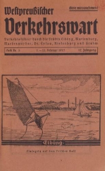 Westpreußischer Verkehrswart, Jahrg. 12, Heft 3
