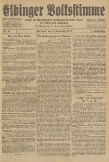 Elbinger Volksstimme, Jahrgang 1, Nr.13