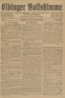 Elbinger Volksstimme, Jahrgang 1, Nr.19