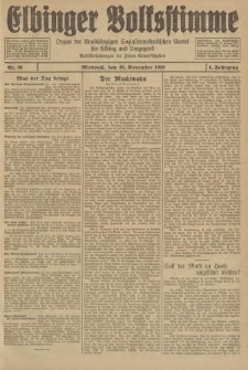 Elbinger Volksstimme, Jahrgang 1, Nr.30