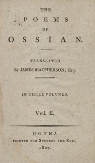 The Poems of Ossian […] Vol. II