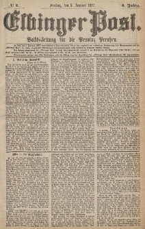 Elbinger Post, Nr.3 Freitag 5 Januar 1877, 4 Jh