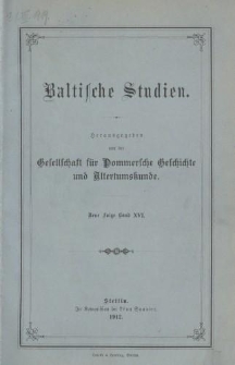 Baltische Studien, Neue Folge Band XVI-XVII und Register zu den Bänden 1-17