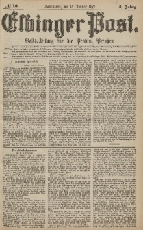 Elbinger Post, Nr.10 Sonnabend 13 Januar 1877, 4 Jh