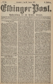 Elbinger Post, Nr.16 Sonnabend 20 Januar 1877, 4 Jh