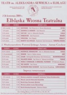 Elbląska Wiosna Teatralna 2008