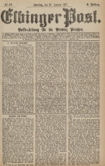 Elbinger Post, Nr.17 Sonntag 21Januar 1877, 4 Jh
