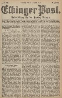 Elbinger Post, Nr.18 Dienstag 23 Januar 1877, 4 Jh