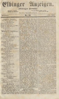 Elbinger Anzeigen, Nr. 35. Sonnabend, 1. Mai 1858