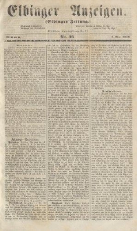Elbinger Anzeigen, Nr. 36. Mittwoch, 5. Mai 1858