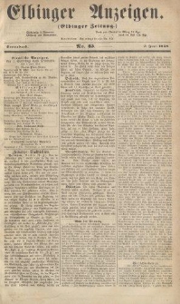Elbinger Anzeigen, Nr. 45. Sonnabend, 5. Juni 1858