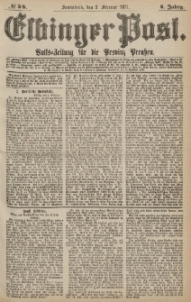 Elbinger Post, Nr.28 Sonnabend 3 Februar 1877, 4 Jh