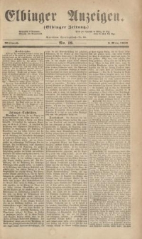 Elbinger Anzeigen, Nr. 18. Mittwoch, 2. März 1859