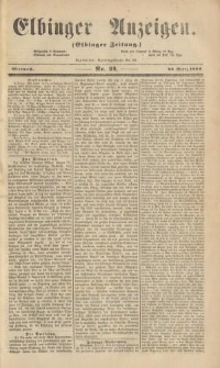 Elbinger Anzeigen, Nr. 24. Mittwoch, 23. März 1859