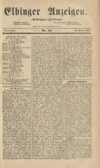 Elbinger Anzeigen, Nr. 25. Sonnabend, 26. März 1859