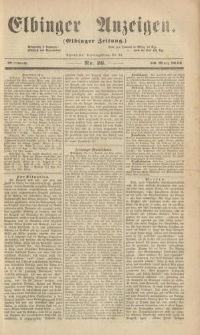 Elbinger Anzeigen, Nr. 26. Mittwoch, 30. März 1859