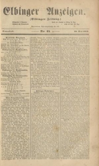 Elbinger Anzeigen, Nr. 44. Sonnabend, 28. Mai 1859
