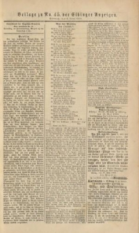 Elbinger Anzeigen, Nr. 45. Mittwoch, 1. Juni 1859