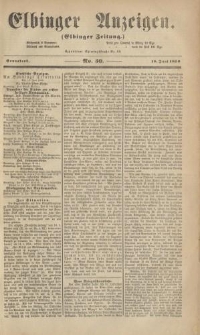 Elbinger Anzeigen, Nr. 50. Sonnabend, 18. Juni 1859