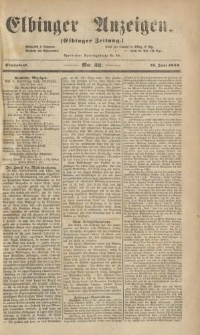 Elbinger Anzeigen, Nr. 52. Sonnabend, 25. Juni 1859