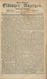 Elbinger Anzeigen, Nr. 53. Montag, 27. Juni 1859