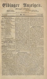 Elbinger Anzeigen, Nr. 57. Sonnabend, 9. Juli 1859