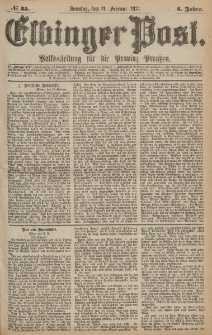 Elbinger Post, Nr.35 Sonntag 11 Februar 1877, 4 Jh
