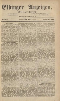 Elbinger Anzeigen, Nr. 84. Mittwoch, 12. Oktober 1859