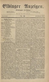 Elbinger Anzeigen, Nr. 89. Sonnabend, 29. Oktober 1859