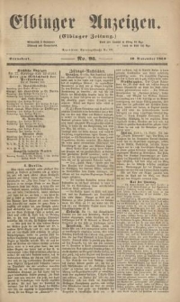 Elbinger Anzeigen, Nr. 95. Sonnabend, 19. November 1859