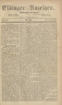 Elbinger Anzeigen, Nr. 16. Mittwoch, 22. Februar 1860