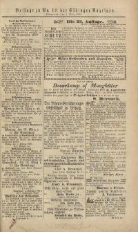 Elbinger Anzeigen, Nr. 19. Sonnabend, 3. März 1860