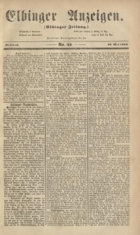 Elbinger Anzeigen, Nr. 44. Mittwoch, 30. Mai 1860