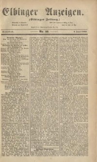 Elbinger Anzeigen, Nr. 45. Sonnabend, 2. Juni 1860