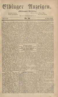 Elbinger Anzeigen, Nr. 46. Mittwoch, 6. Juni 1860