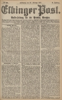 Elbinger Post, Nr.43 Mittwoch 21 Februar 1877, 4 Jh