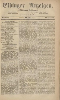 Elbinger Anzeigen, Nr. 53. Sonnabend, 30. Juni 1860