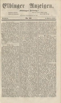 Elbinger Anzeigen, Nr. 80. Mittwoch, 3. Oktober 1860