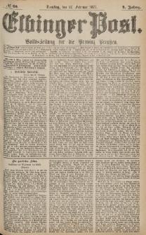 Elbinger Post, Nr.47 Sonntag 25 Februar 1877, 4 Jh