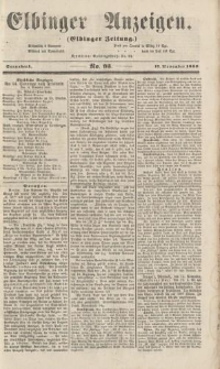 Elbinger Anzeigen, Nr. 93. Sonnabend, 17. November 1860