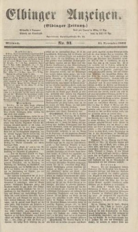 Elbinger Anzeigen, Nr. 94. Mittwoch, 21. November 1860