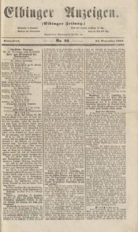 Elbinger Anzeigen, Nr. 95. Sonnabend, 24. November 1860
