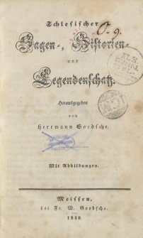 Schlesischer Sagen, Historien und Legendenschatz
