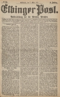 Elbinger Post, Nr.55 Mittwoch 7 März 1877, 4 Jh