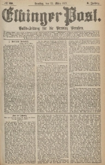 Elbinger Post, Nr.60 Dienstag 13 März 1877, 4 Jh