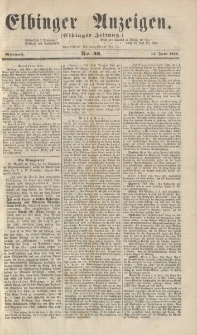 Elbinger Anzeigen, Nr. 48. Mittwoch, 11. Juni 1862
