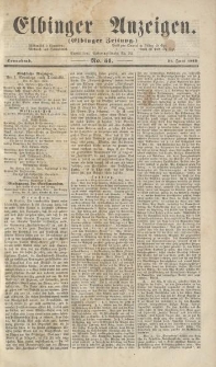 Elbinger Anzeigen, Nr. 51. Sonnabend, 21. Juni 1862