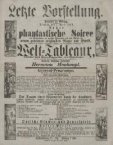 Welt-Tableaux, beleuchtet durch Hydro, Oxygen, Gas (1.IV.1862)